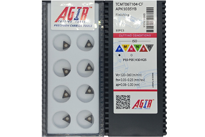 Пластина т/с змінна TCMT 06T104-CF APK1035YB AGIR