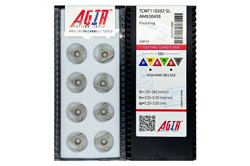 Твердосплавная пластина токарная TCMT 110202-SL AMS1045S AGIR
