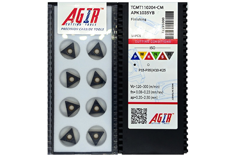 Пластина т/с змінна TCMT 110204-CM APK1035YB AGIR