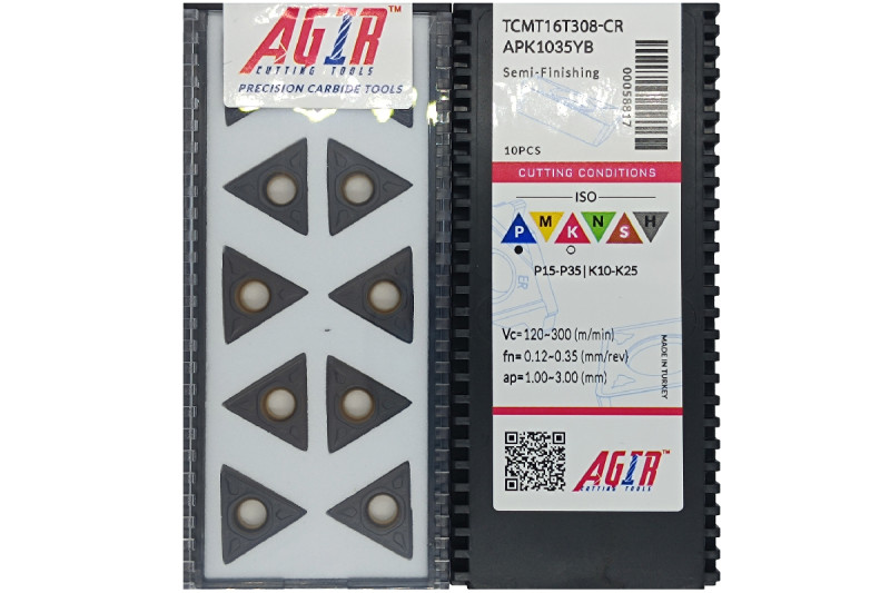 Пластина т/с змінна TCMT 16T308-CR APK1035YB AGIR