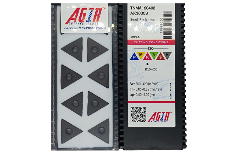 Твердосплавная пластина токарная по чугуну TNMA 160408 AK1030B AGIR