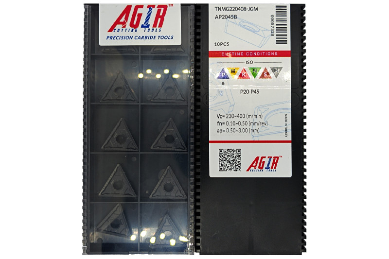 Твердосплавная пластина токарная TNMG 220408-JGM AP2045B AGIR