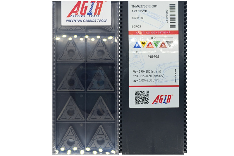 Твердосплавная пластина токарная TNMG 270612-OR1 AP1535YB AGIR