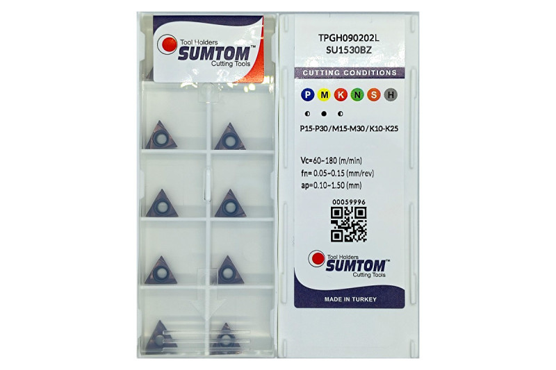 Твердосплавная пластина токарная TPGH 090202L SU1530BZ SUMTOM