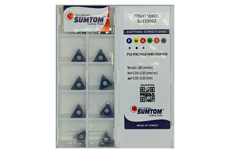 Твердосплавная пластина токарная TPGH 110302L SU1530BZ SUMTOM