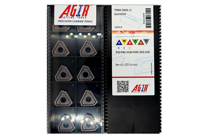 Твердосплавная пластина сверлильная TPMX 2405L-G AU1045G AGIR