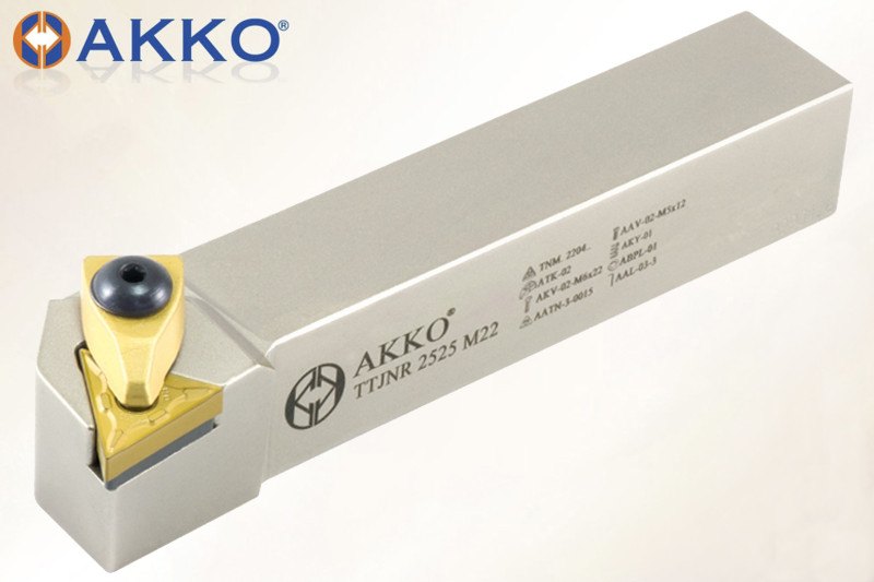 Резец токарный проходной TTJNR 2525 M16 под пластину TNMG 1604.. державка AKKO