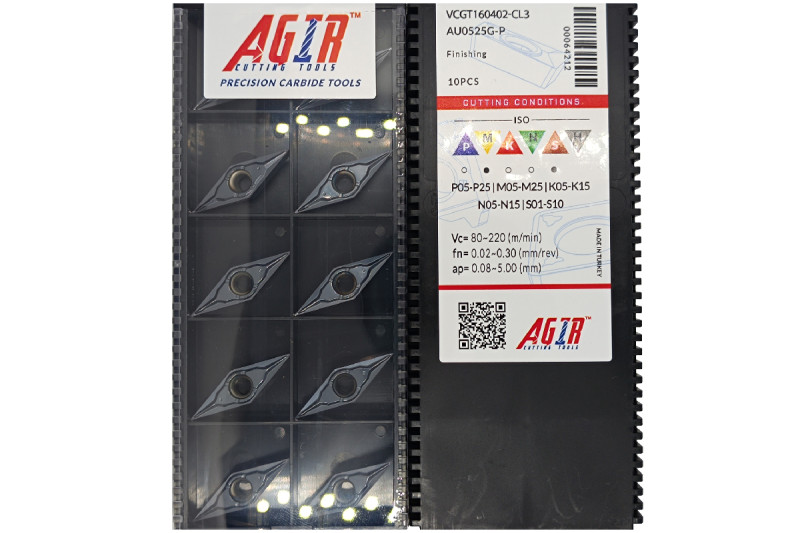 Пластина т/с змінна VCGT 160402-CL3 AU0525G-P AGIR