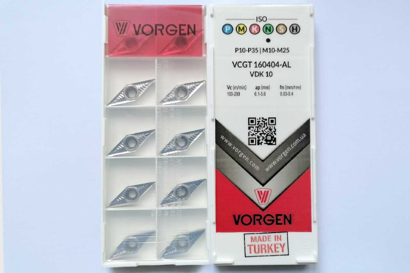 Пластина т/с змінна VCGT 160404-AL VDK10 VORGEN
