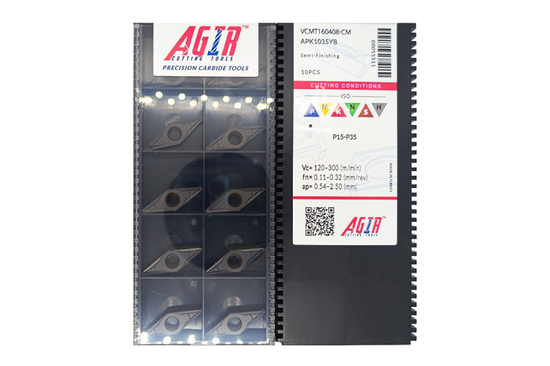 Твердосплавная пластина токарная VCMT 160408-CM APK1035YB AGIR