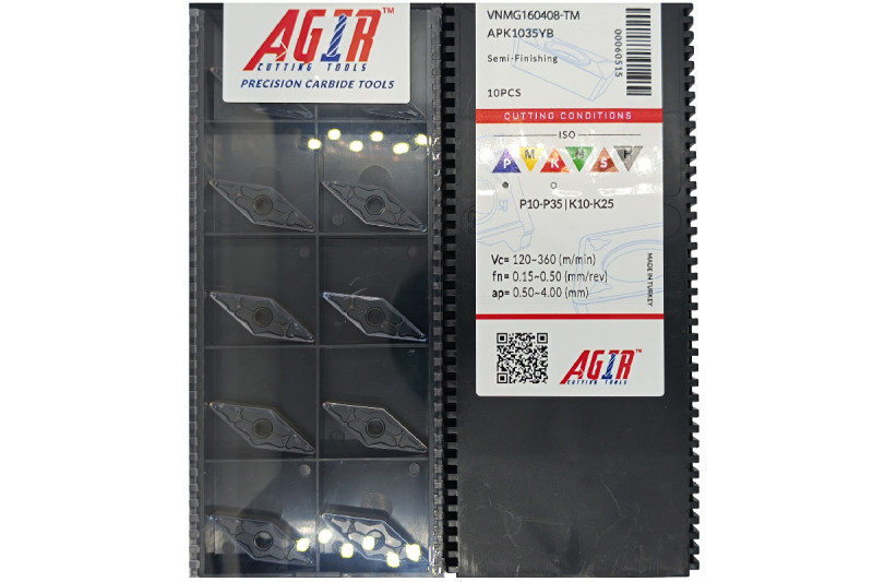 Твердосплавная пластина токарная VNMG 160408-TM APK1035YB AGIR