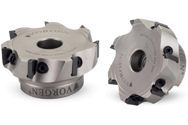 Фреза торцевая насадная VRF90C-TP22-D080-d27-Z06 под пластину TPKN 2204.. VORGEN