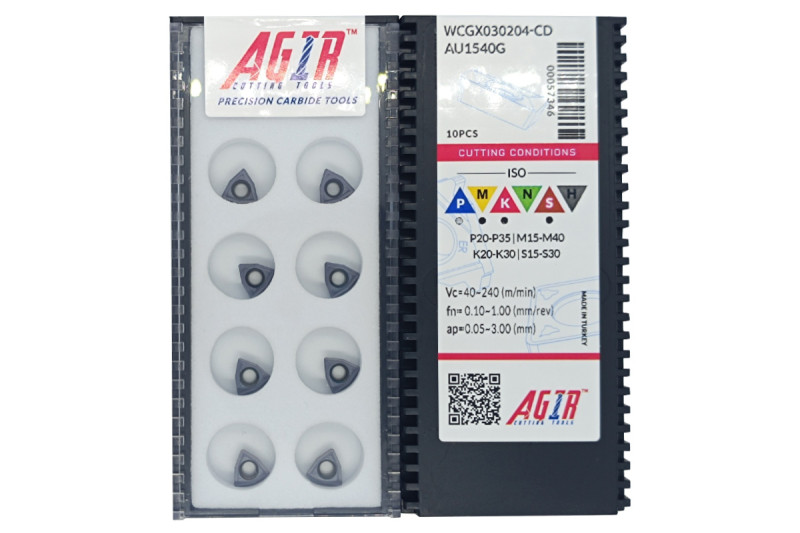 Твердосплавная пластина сверлильная WCGX 030204-CD AU1540G AGIR