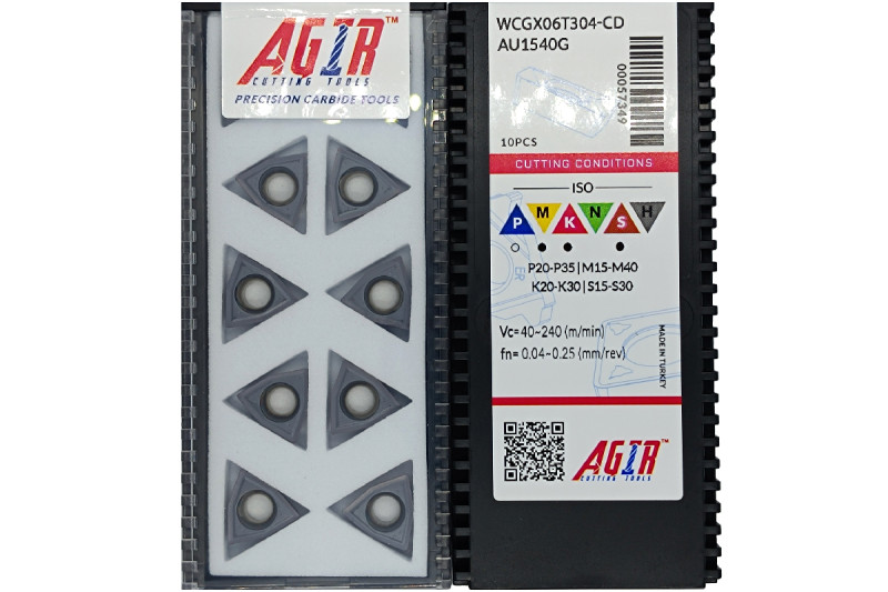 Твердосплавная пластина сверлильная WCGX 06T304-CD AU1540G AGIR