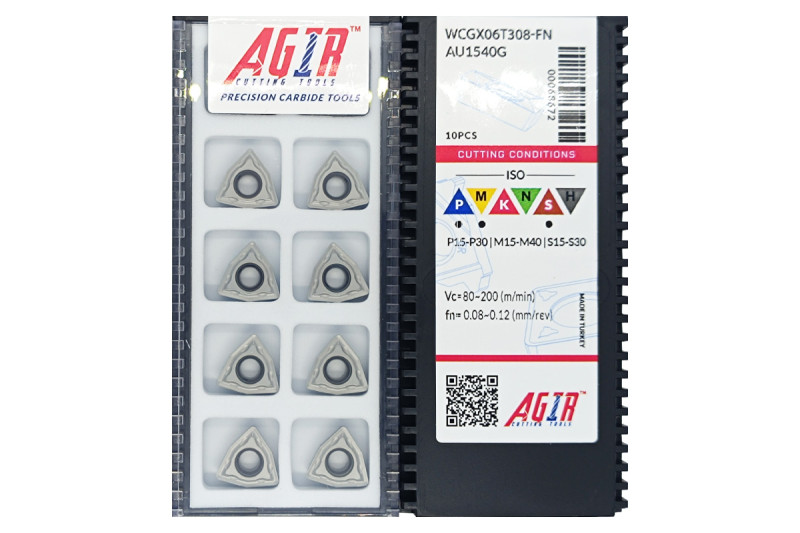 Твердосплавная пластина сверлильная WCGX 06T308-FN AU1540G AGIR