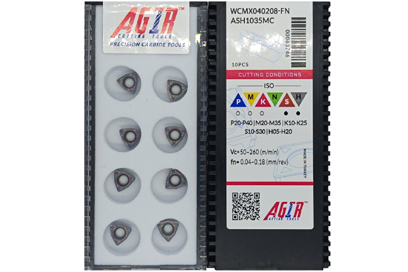Твердосплавная пластина сверлильная WCMX 040208-FN ASH1035MC AGIR
