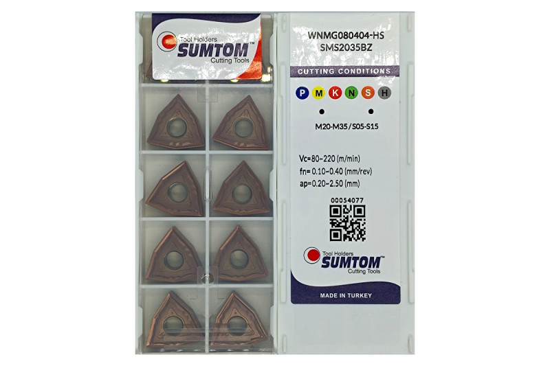Пластина т/с змінна WNMG 080404-HS SMS2035BZ SUMTOM