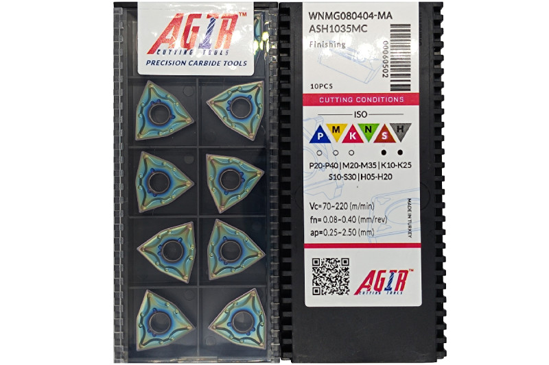 Пластина т/с змінна WNMG 080404-MA ASH1035MC AGIR