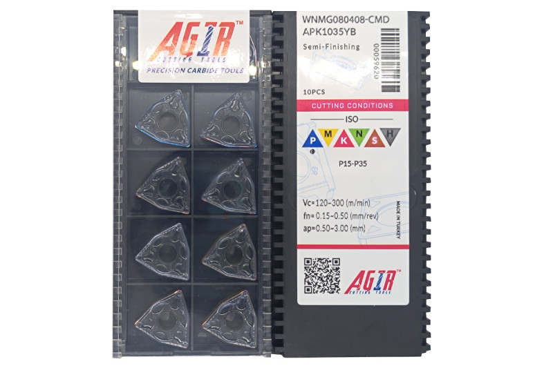 Твердосплавная пластина токарная WNMG 080408-CMD APK1035YB AGIR