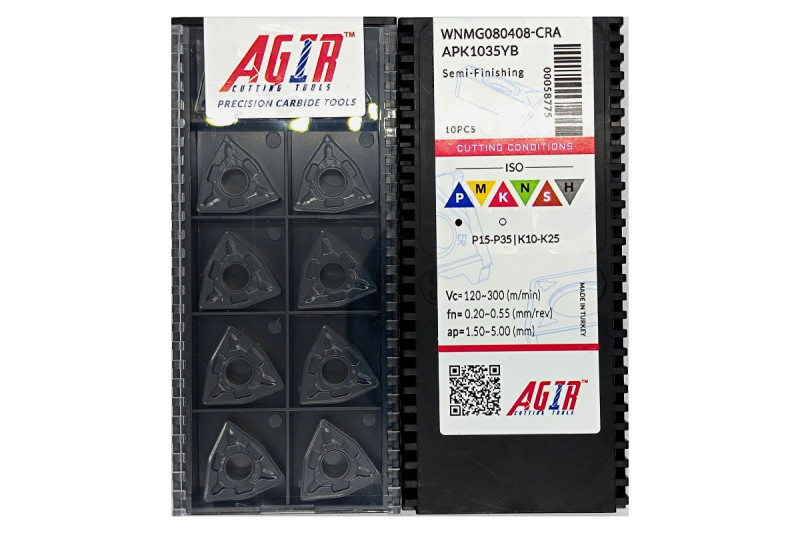 Твердосплавная пластина токарная WNMG 080408-CRA APK1035YB AGIR