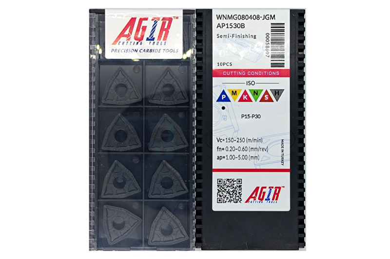 Твердосплавная пластина токарная WNMG 080408-JGM AP1530B AGIR