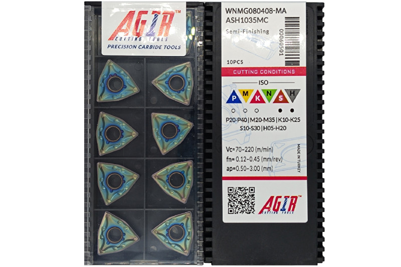 Пластина т/с змінна WNMG 080408-MA ASH1035MC AGIR