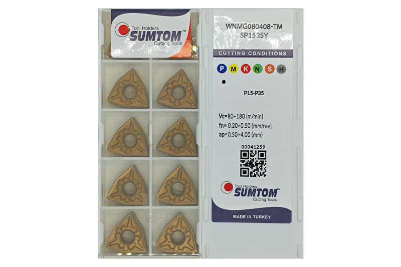 Пластина т/с змінна WNMG 080408-TM SP1535Y SUMTOM