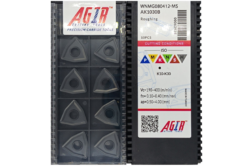 Пластина т/с змінна WNMG 080412-MS AK1030B AGIR