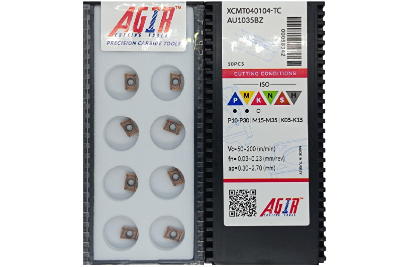 Твердосплавная пластина сверлильная XCMT 040104-TC AU1035BZ AGIR