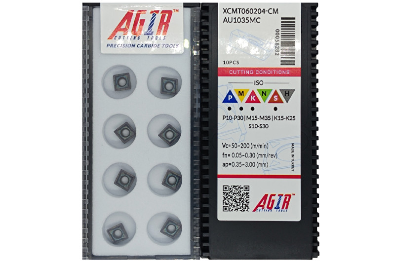 Пластина т/с змінна XCMT 060204-CM AU1035MC AGIR