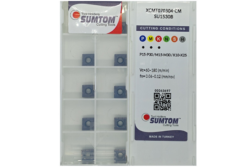 Пластина т/с змінна XCMT 070304-CM SU1530B SUMTOM