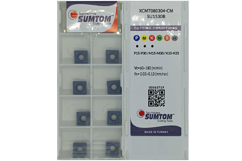 Пластина т/с змінна XCMT 080304-CM SU1530B SUMTOM
