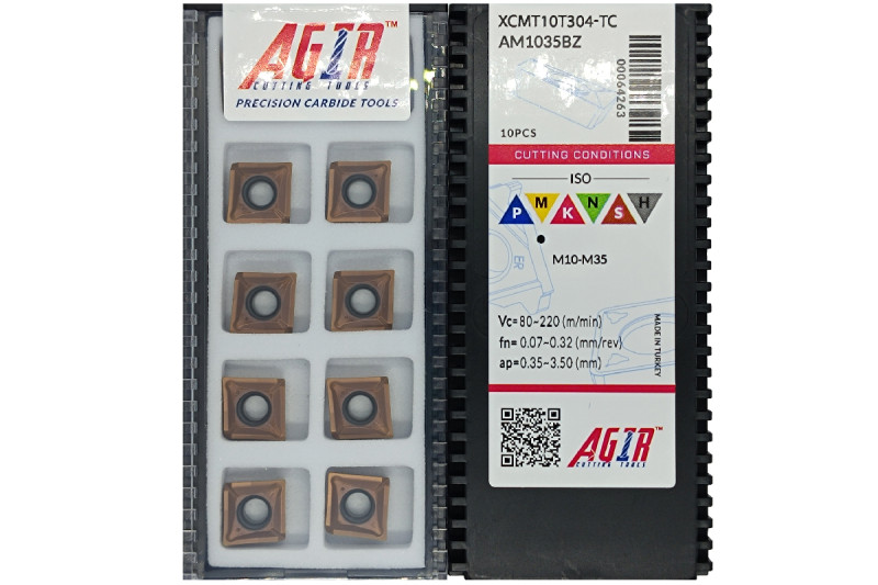 Твердосплавная пластина сверлильная XCMT 10T304-ТC AM1035BZ AGIR