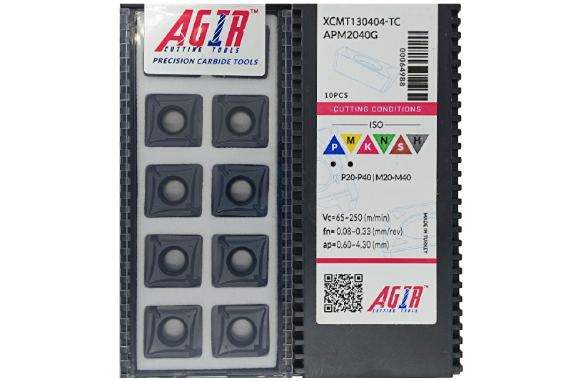 Твердосплавная пластина сверлильная XCMT 130404-ТC AU1035Y AGIR