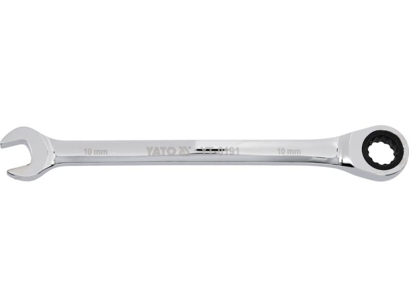 Ключ комбінований з тріскачкою 10 мм YATO YT-0191, 72 зуби, 160 мм
