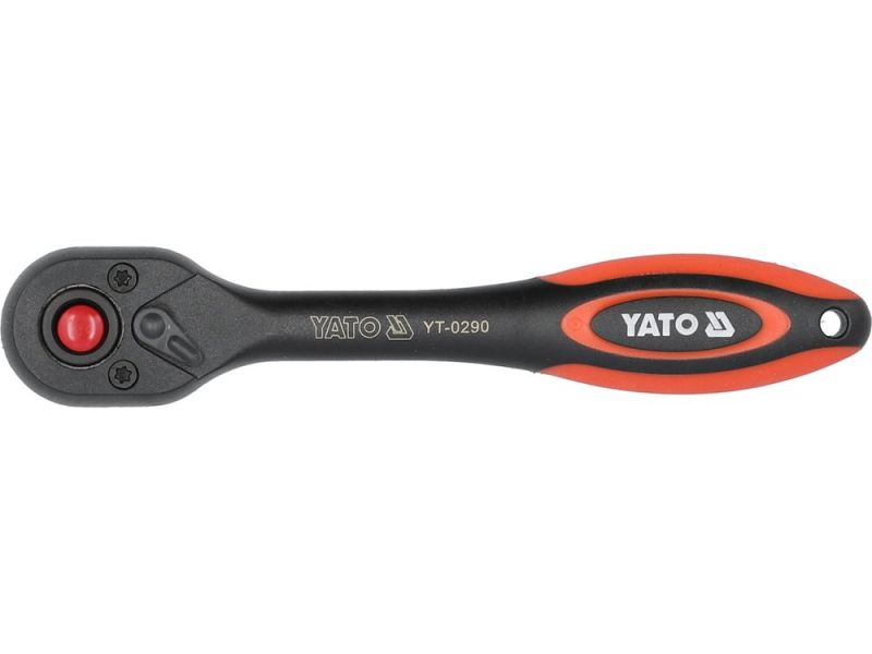 Тріскачка 1/4" пряма YATO YT-0290, ПВХ-покриття, 144 мм