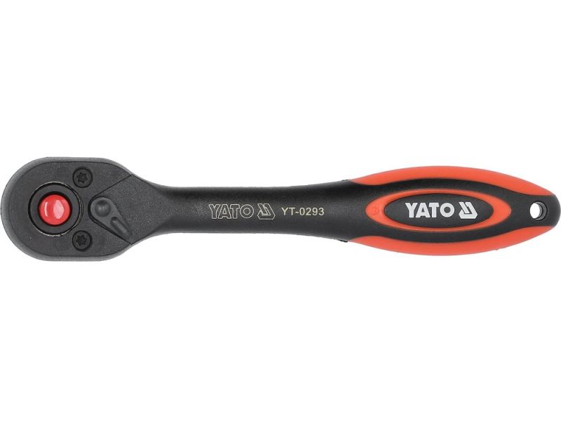 Тріскачка 1/4" вигнута YATO YT-0293, ПВХ-покриття, 144 мм
