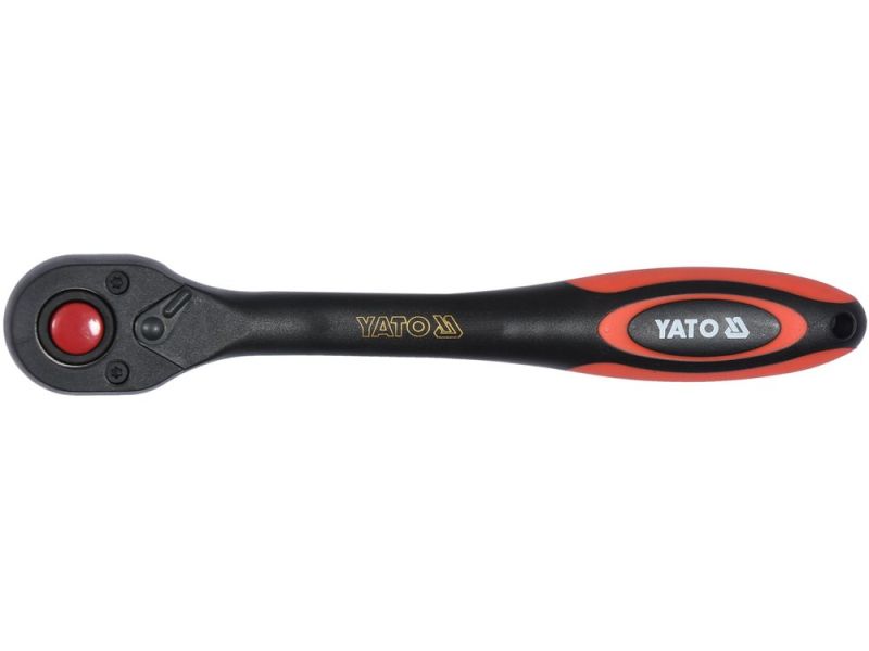 Тріскачка вигнута 3/8" з ПВХ-покриттям YATO YT-0294, 202 мм