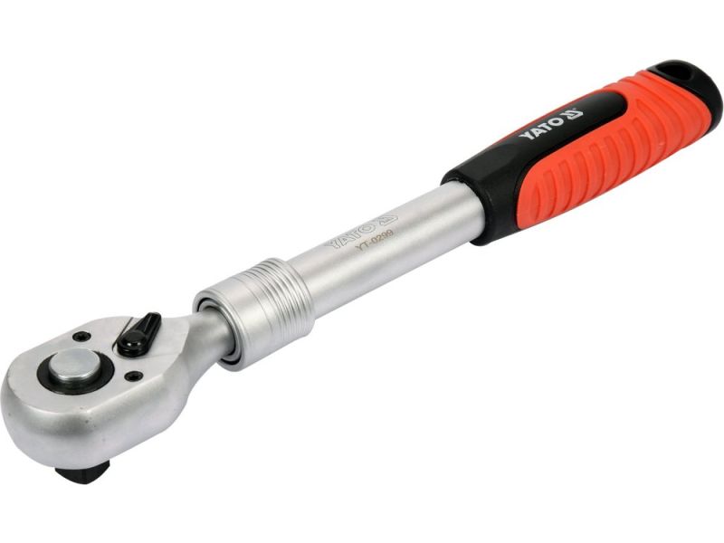 Тріскачка телескопічна 1/2" YATO YT-0299, 305-445 мм, 72 зуби