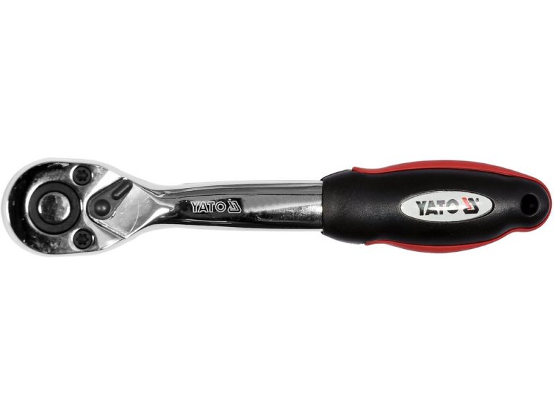 Тріскачка 1/4" вигнута YATO YT-0316, полірована, 145 мм