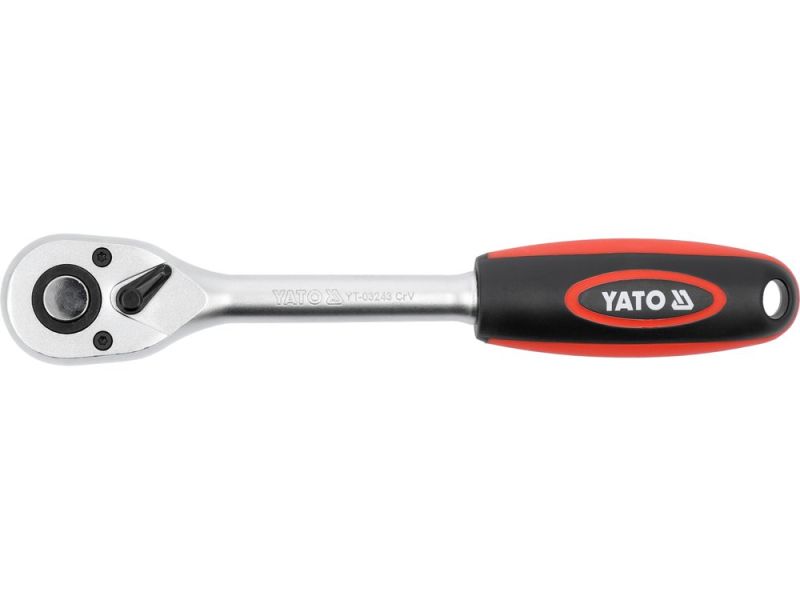 Тріскачка пряма 1/2" YATO YT-03243, 63 Н·м, 90 зубів