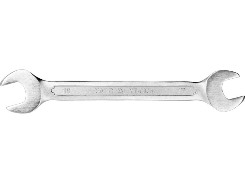 Ключ ріжковий YATO : CrV, М= 17х19 мм, l=220 мм (YT-0334)