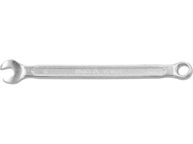 Ключ комбінований 6 мм YATO YT-0335, DIN 3113, CrV, 110 мм