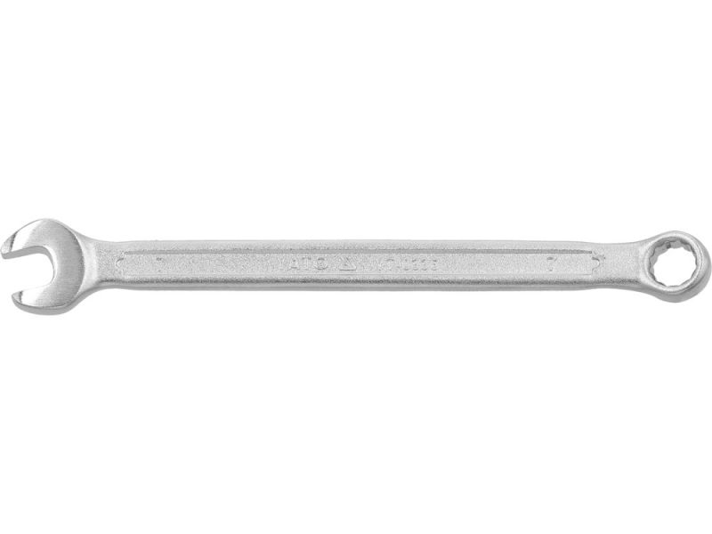 Ключ комбинированный 7 мм YATO YT-0336, DIN 3113, CrV, 120 мм