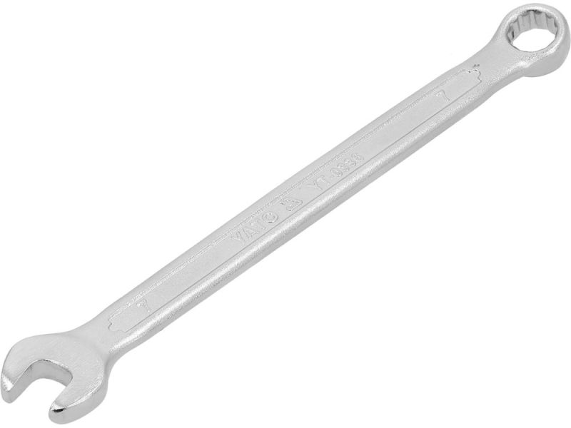 Ключ комбинированный 7 мм YATO YT-0336, DIN 3113, CrV, 120 мм
