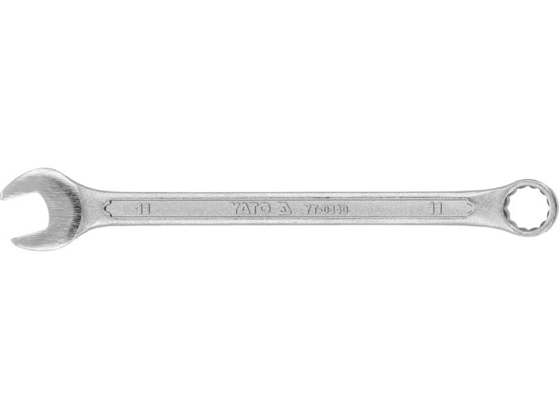 Ключ комбінований 11 мм YATO YT-0340, DIN 3113, CrV, 160 мм