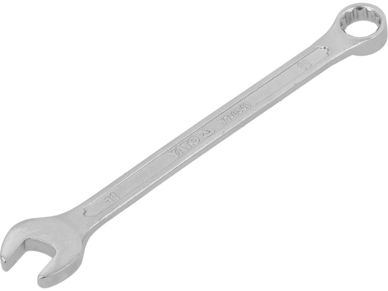 Ключ комбінований 11 мм YATO YT-0340, DIN 3113, CrV, 160 мм