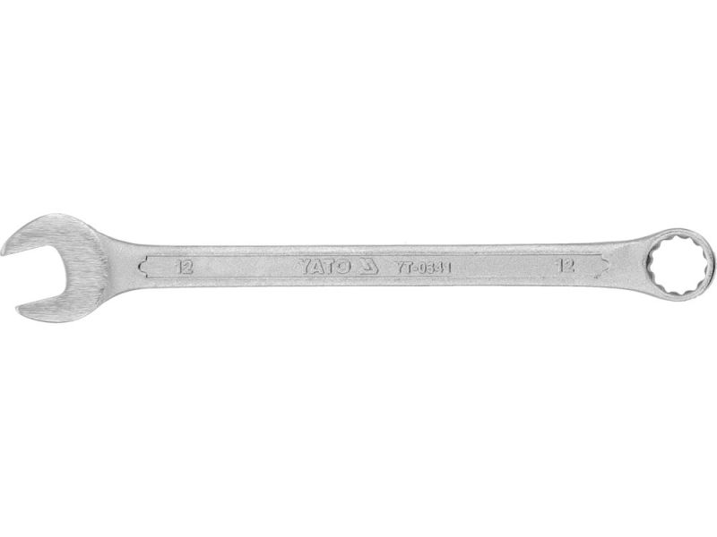 Ключ комбинированный 12 мм YATO YT-0341, DIN 3113, CrV, 170 мм