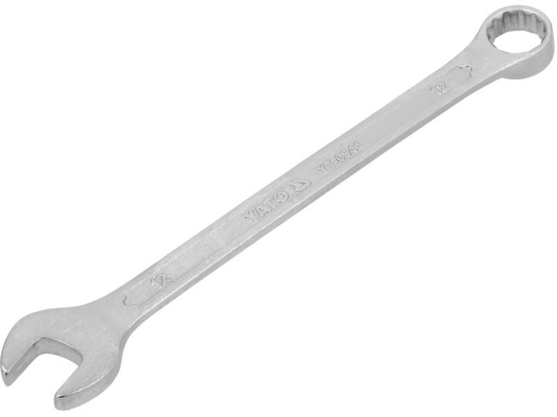Ключ комбинированный 12 мм YATO YT-0341, DIN 3113, CrV, 170 мм