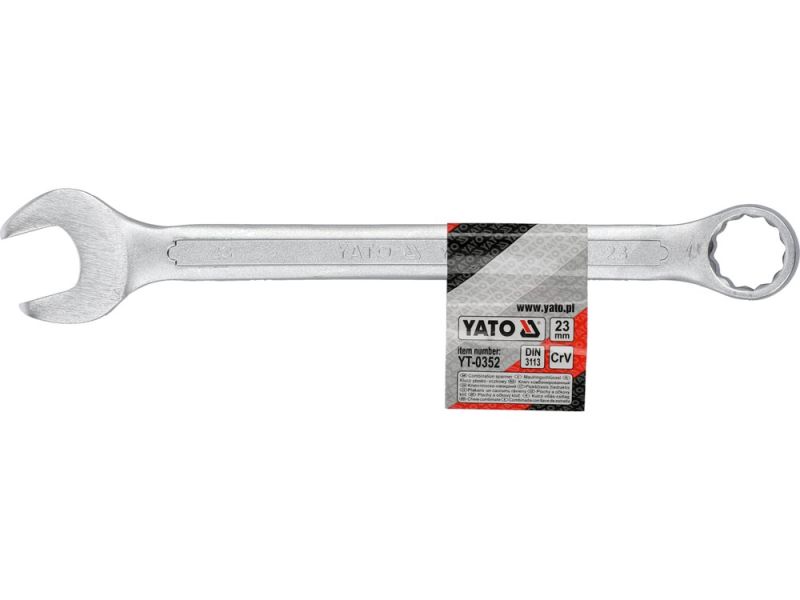 Ключ комбінований 23 мм YATO YT-0352, DIN 3113, CrV, 280 мм